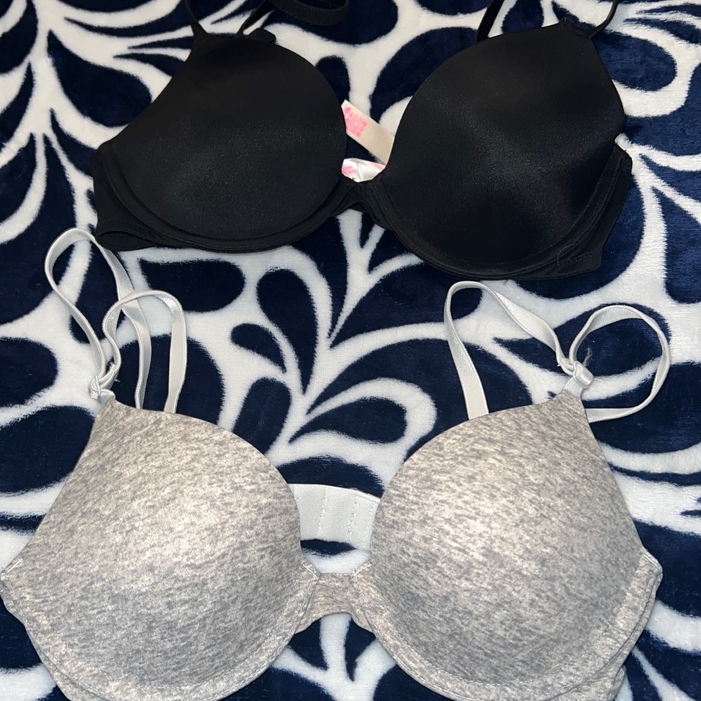 Two PINK bras
